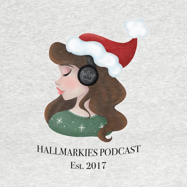 Hallmarkies Podcast Santa Girl Tee by Hallmarkies Podcast Store